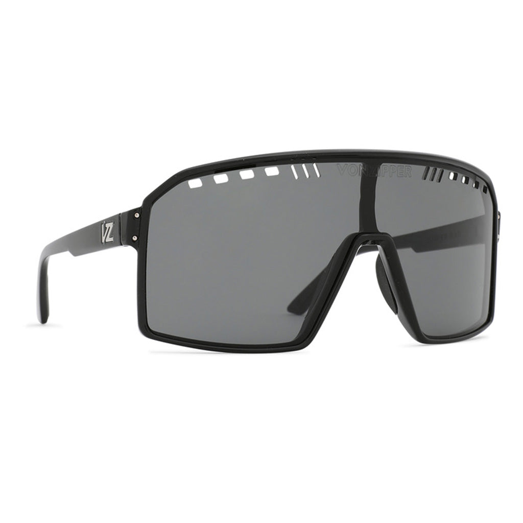Von Zipper Super Rad  Sunglasses - Black Gloss/Vintage Grey - Seaside Surf Shop 
