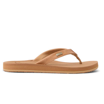 Reef Womens Cushion Baja Sands Sandals - Almond