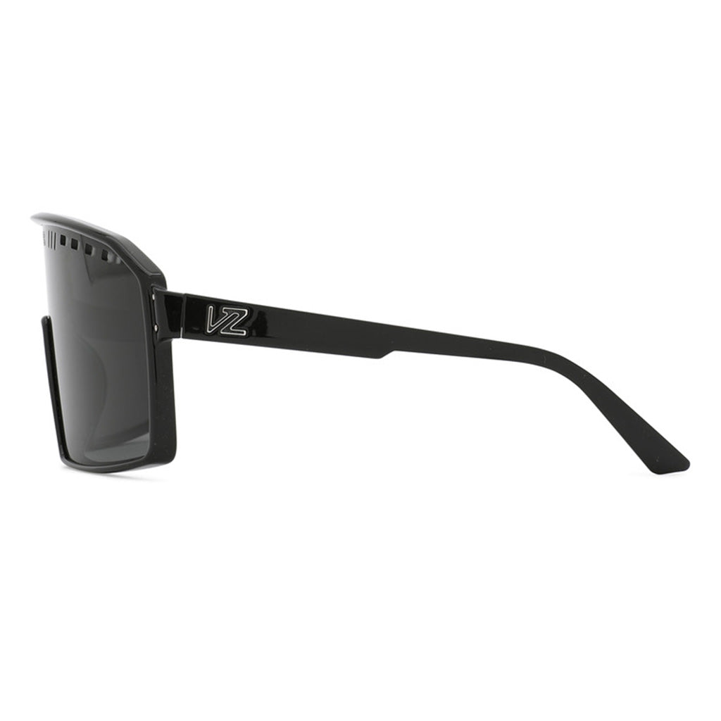 Von Zipper Super Rad  Sunglasses - Black Gloss/Vintage Grey - Seaside Surf Shop 