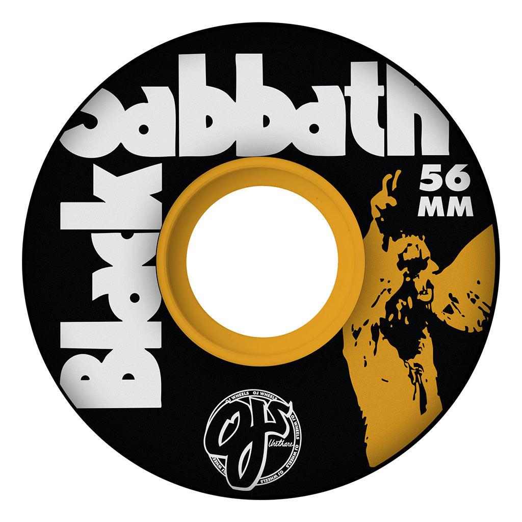 56mm Black Sabbath Vol 4 Keyframe Black   78a OJ Wheels