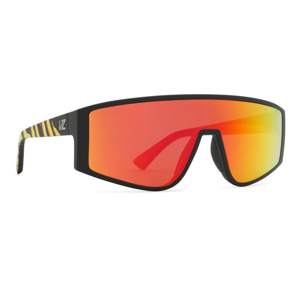 Von Zipper Hyperbang  Sunglasses - Tiger Tear/Fire Chrome - Seaside Surf Shop 