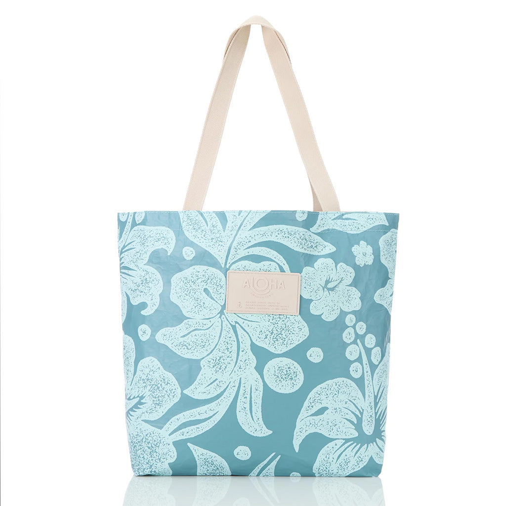 Aloha Collection Breezy Reversible Tote - Pacific/LeMu Blue