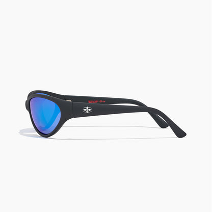 Ritual Vision Sunglasses Morphine - Matte Black/Blue Reflective Polarized