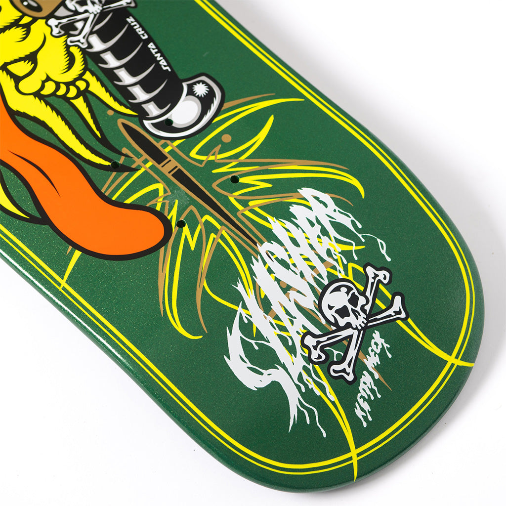 Meek Pinstripe Slasher Green Pro 9.23in x 31.67in Santa Cruz Decks