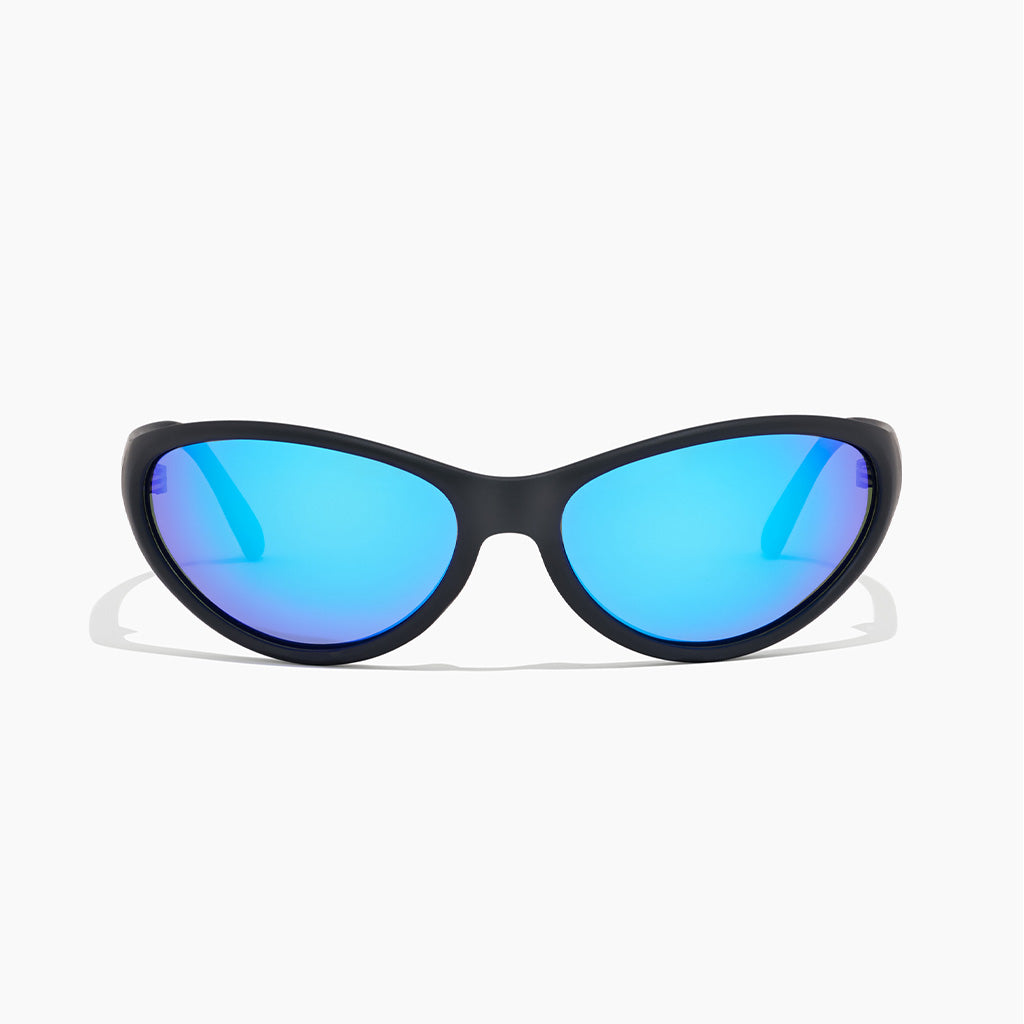 Ritual Vision Sunglasses Morphine - Matte Black/Blue Reflective Polarized