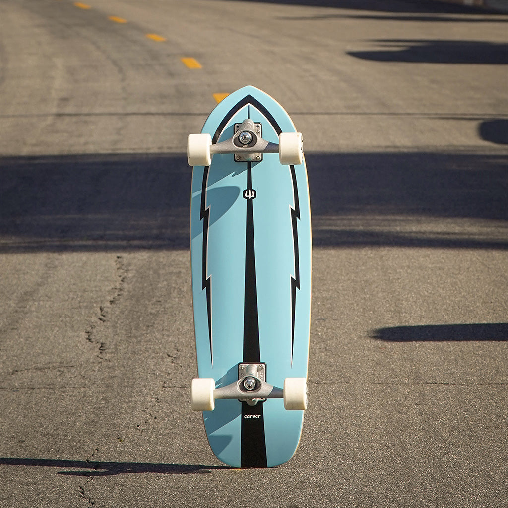 Carver Skateboards Blue Thunder Surfskate C7 (V5) Raw Complete - 30.75"