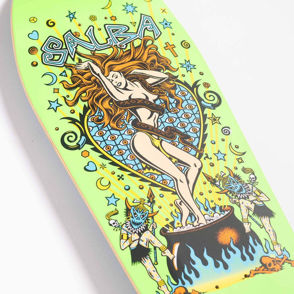 Santa Cruz Skateboards Salba Witch Doctor Reissue Skateboard Deck - 10.4"