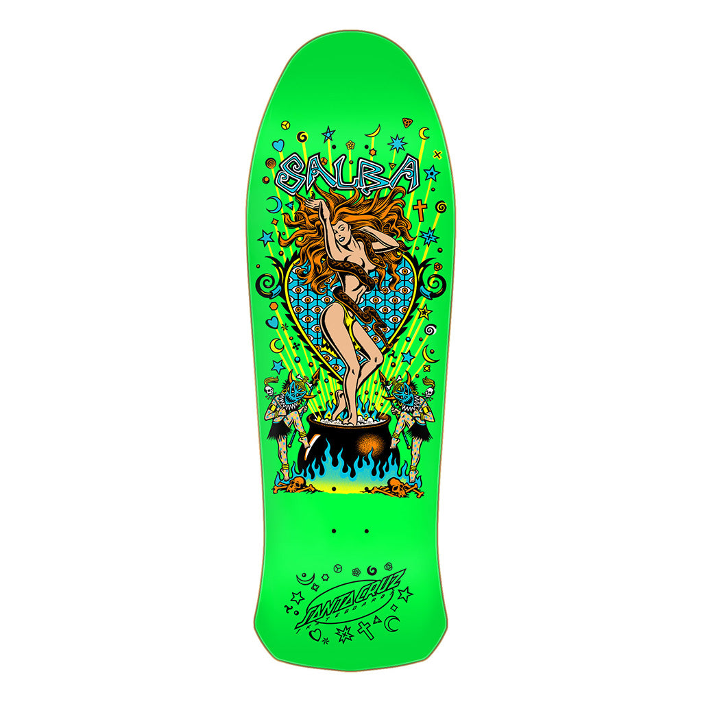 Santa Cruz Skateboards Salba Witch Doctor Reissue Skateboard Deck - 10.4"