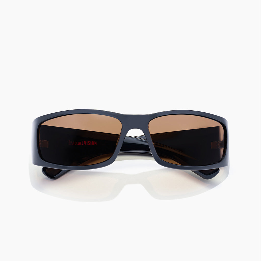 Ritual Vision Sunglasses Doomsday Machine - Polished Black/Bronze Polarized