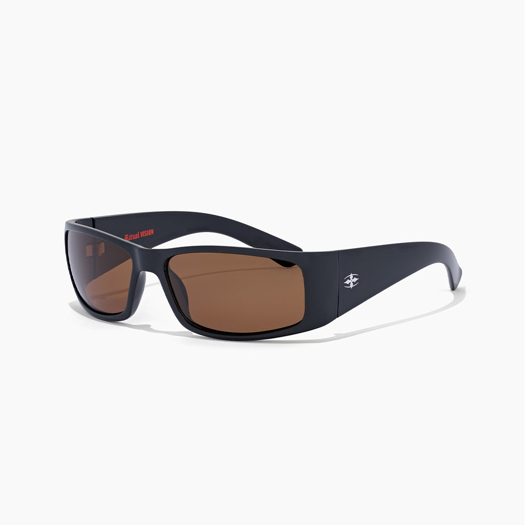 Ritual Vision Sunglasses Doomsday Machine - Polished Black/Bronze Polarized