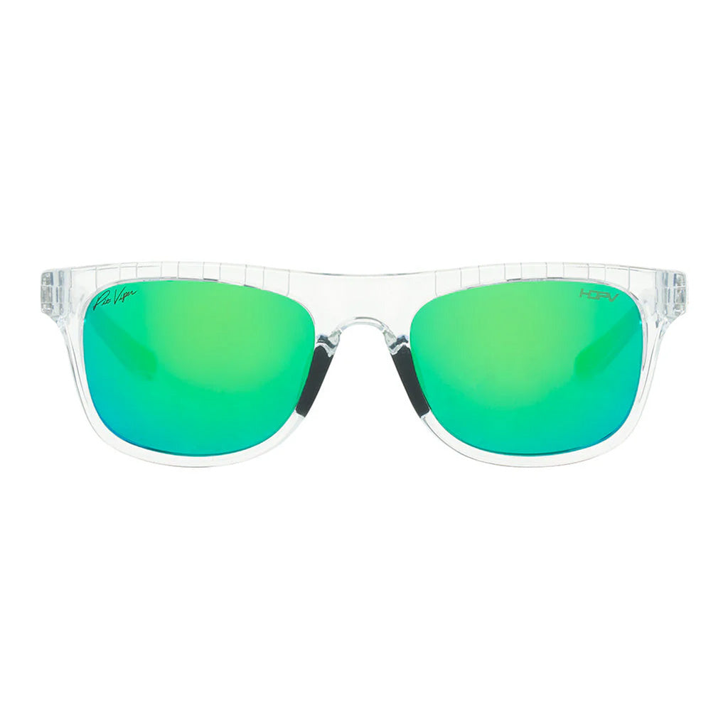 Pit Viper Sunglasses - The Bio Clear Highball - HDPV Polarized Green