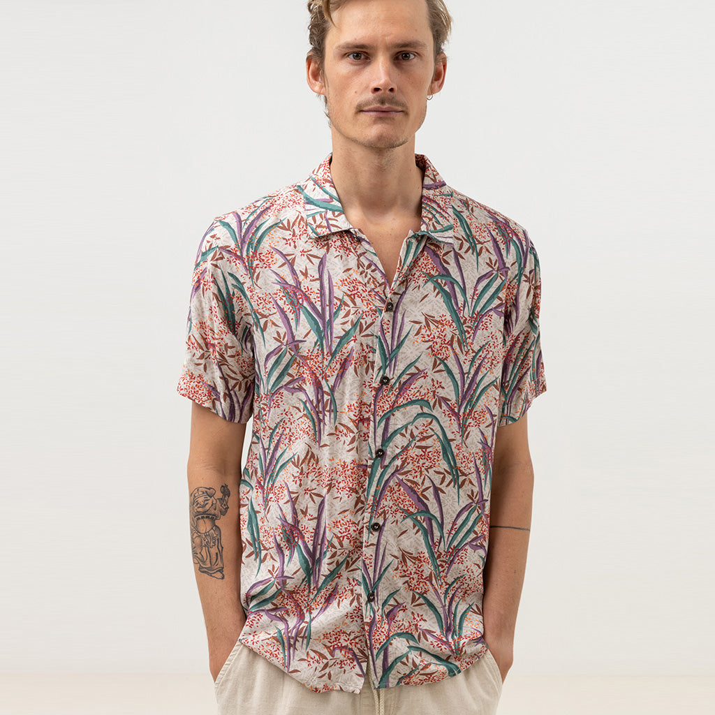 Rhythm Mens Mas S/S T Shirt - Sand - Seaside Surf Shop 