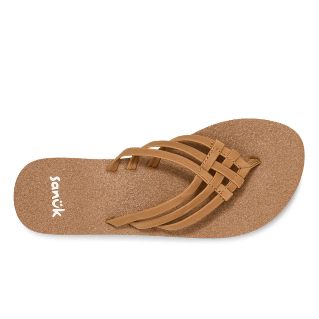Sanuk Sandals Womens Yoga Sandy II - Tobacco Brown