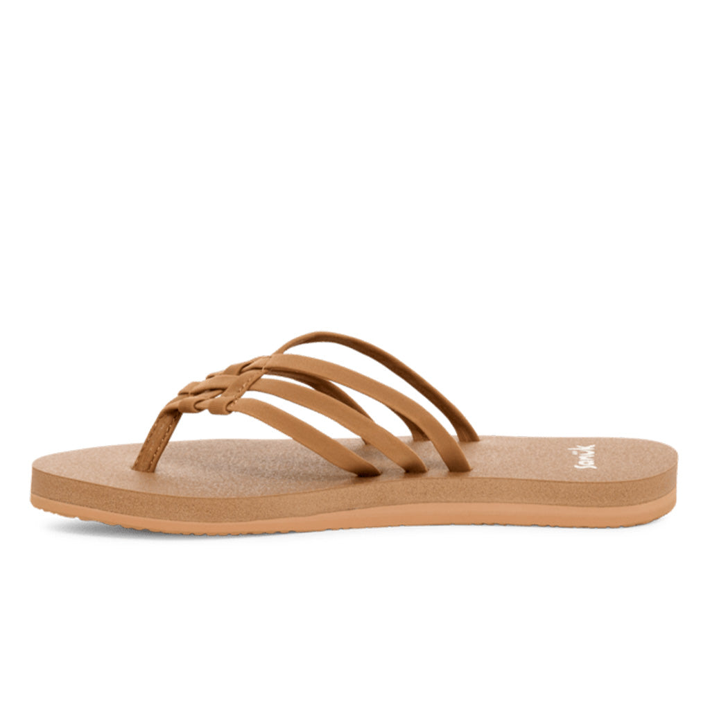 Sanuk Sandals Womens Yoga Sandy II - Tobacco Brown