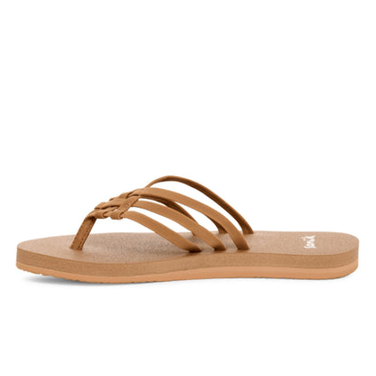 Sanuk Sandals Womens Yoga Sandy II - Tobacco Brown