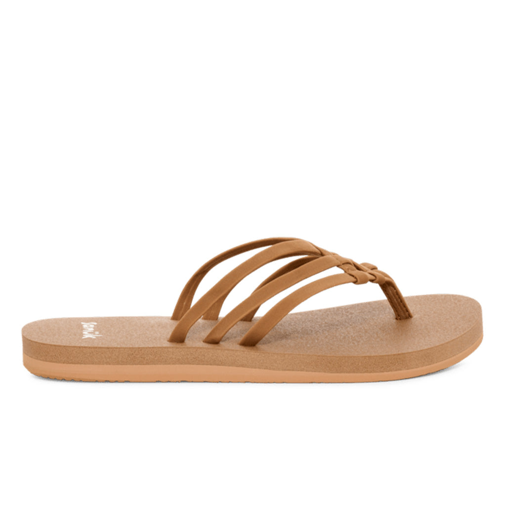 Sanuk Sandals Womens Yoga Sandy II - Tobacco Brown