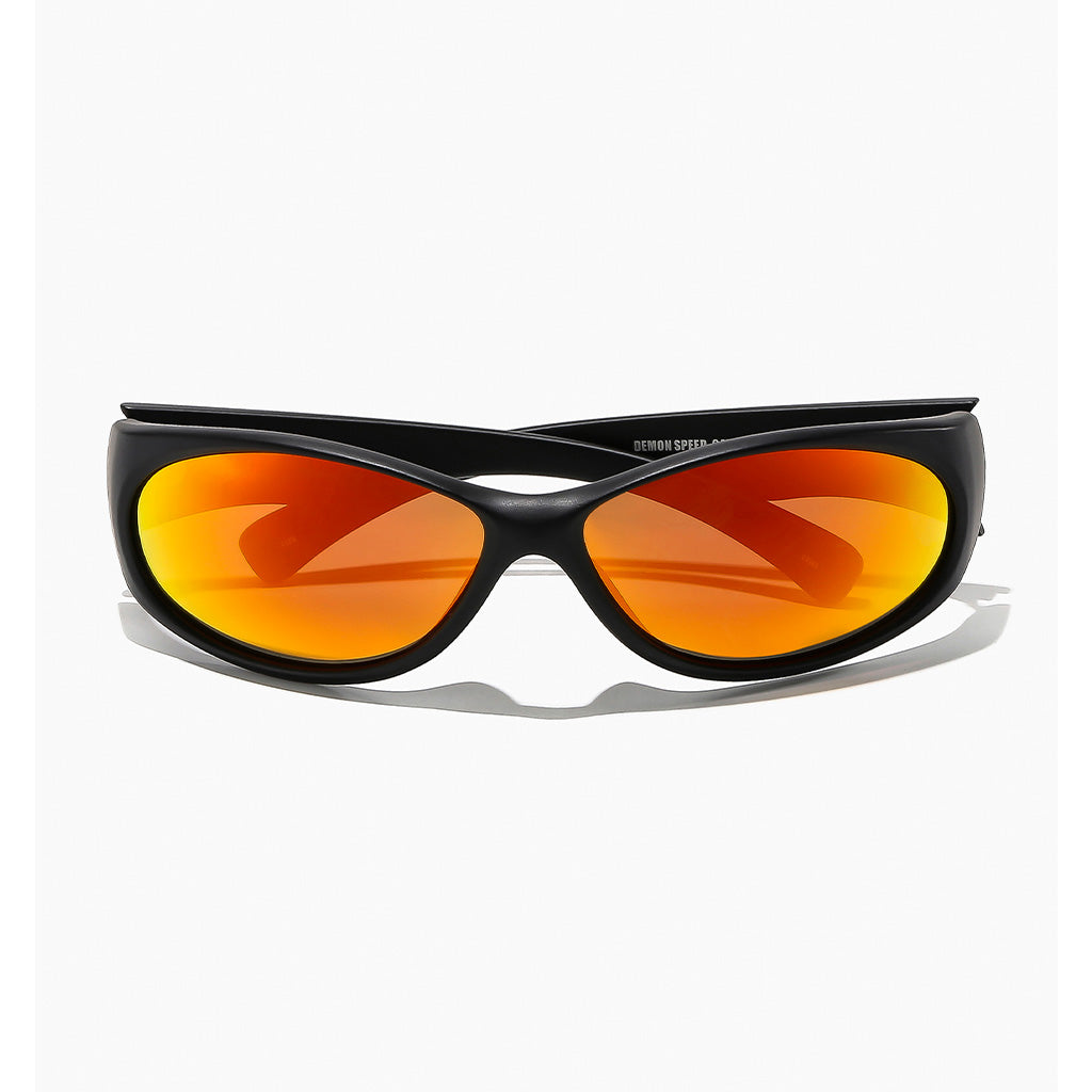 Ritual Vision Sunglasses Demon Speed - Matte Black/Reflective Orange