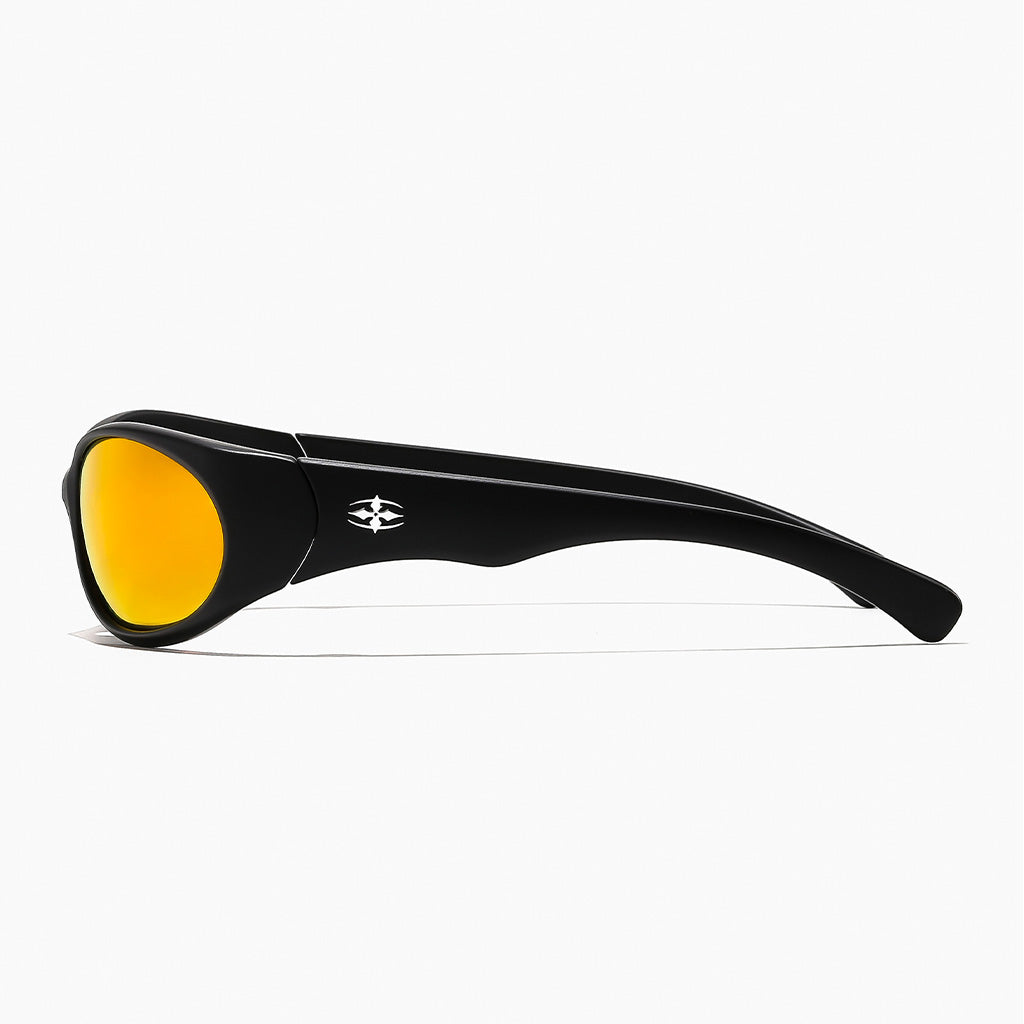 Ritual Vision Sunglasses Demon Speed - Matte Black/Reflective Orange