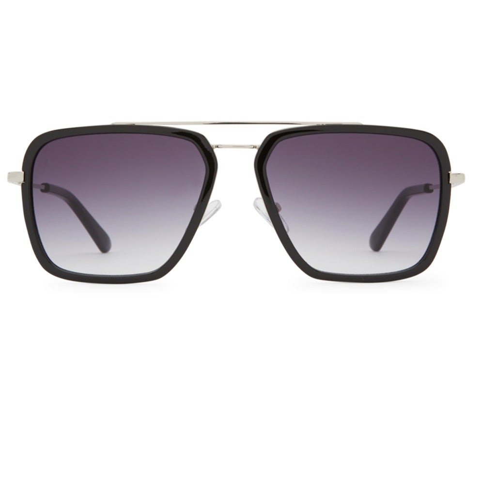 Dot Dash Sunglasses Rave-up - Silver/grey chrome - Seaside Surf Shop 