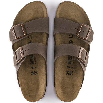 Birkenstock Mens Arizona BF Nubuck Sandals - Mocha