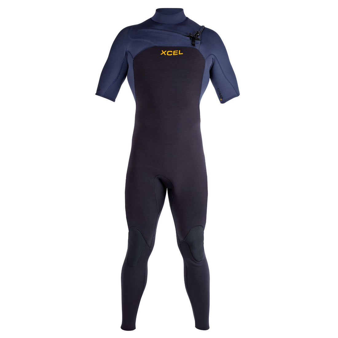 Xcel Comp+ 2mm Short Sleeve Fullsuit - Black/Blue Nights