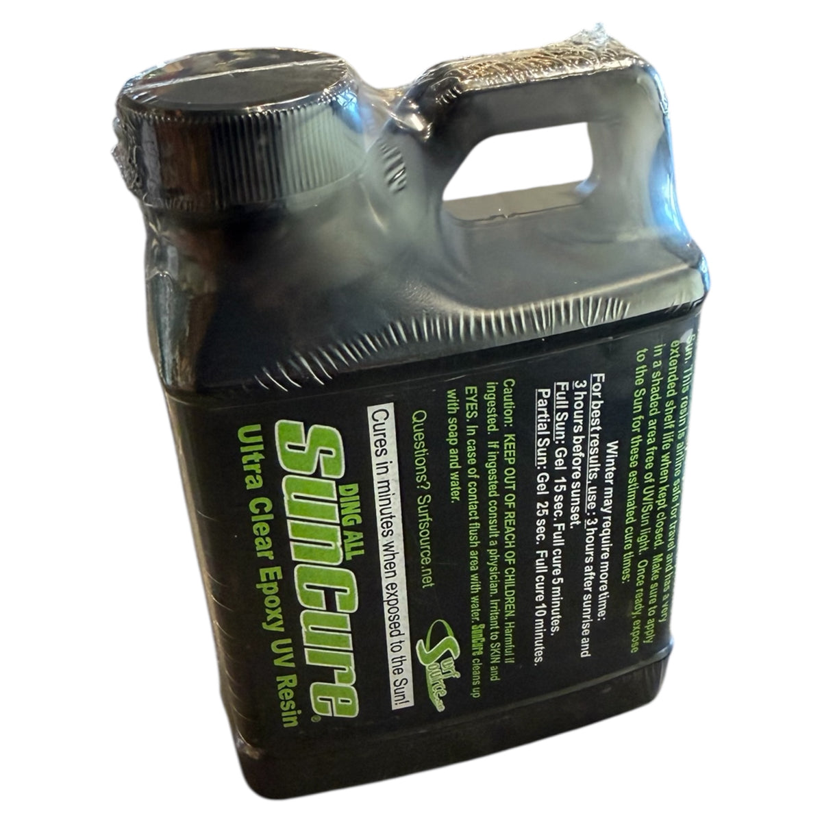 Ding All Sun Cure Epoxy Resin 8oz – UV Cure Surfboard Repair Resin for Poly &amp; Epoxy Boards