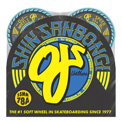 OJ 55mm Shin Sanbongi Mini Super Juice 78a Skateboard Wheels