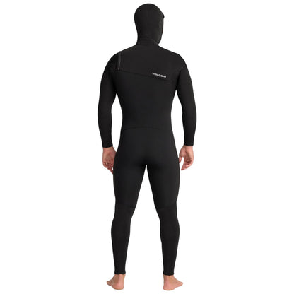 Volcom Modulator 4/3mm Hooded Chest Zip Wetsuit - Black