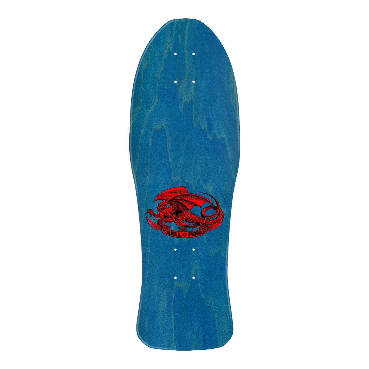 Powell Peralta Steve Caballero Chinese Dragon Reissue Skateboard Deck Aqua Foil - 10 x 30