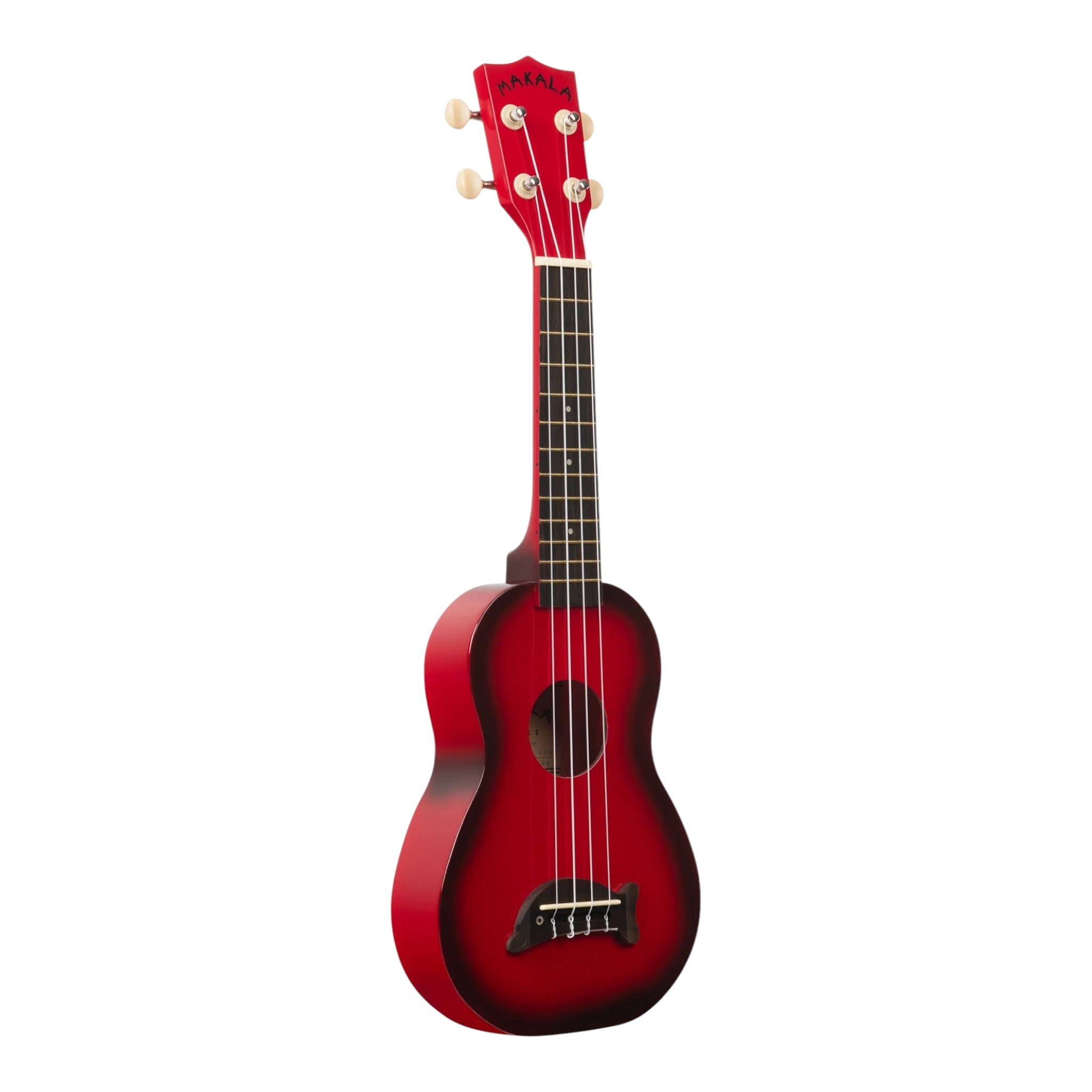 Kala Soprano Dolphin Ukulele - Red Burst