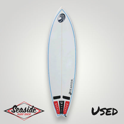 USED Seaside Surf Shop Quad Fish Surfboard - 6&