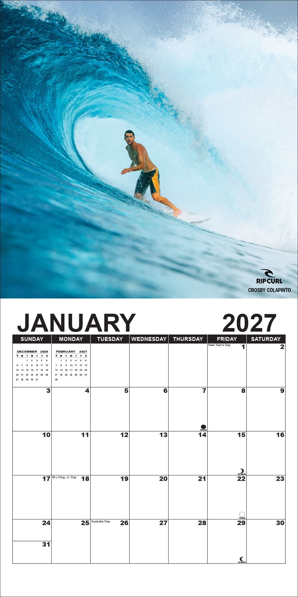 Pro Surf 2027 Surfing Calendar