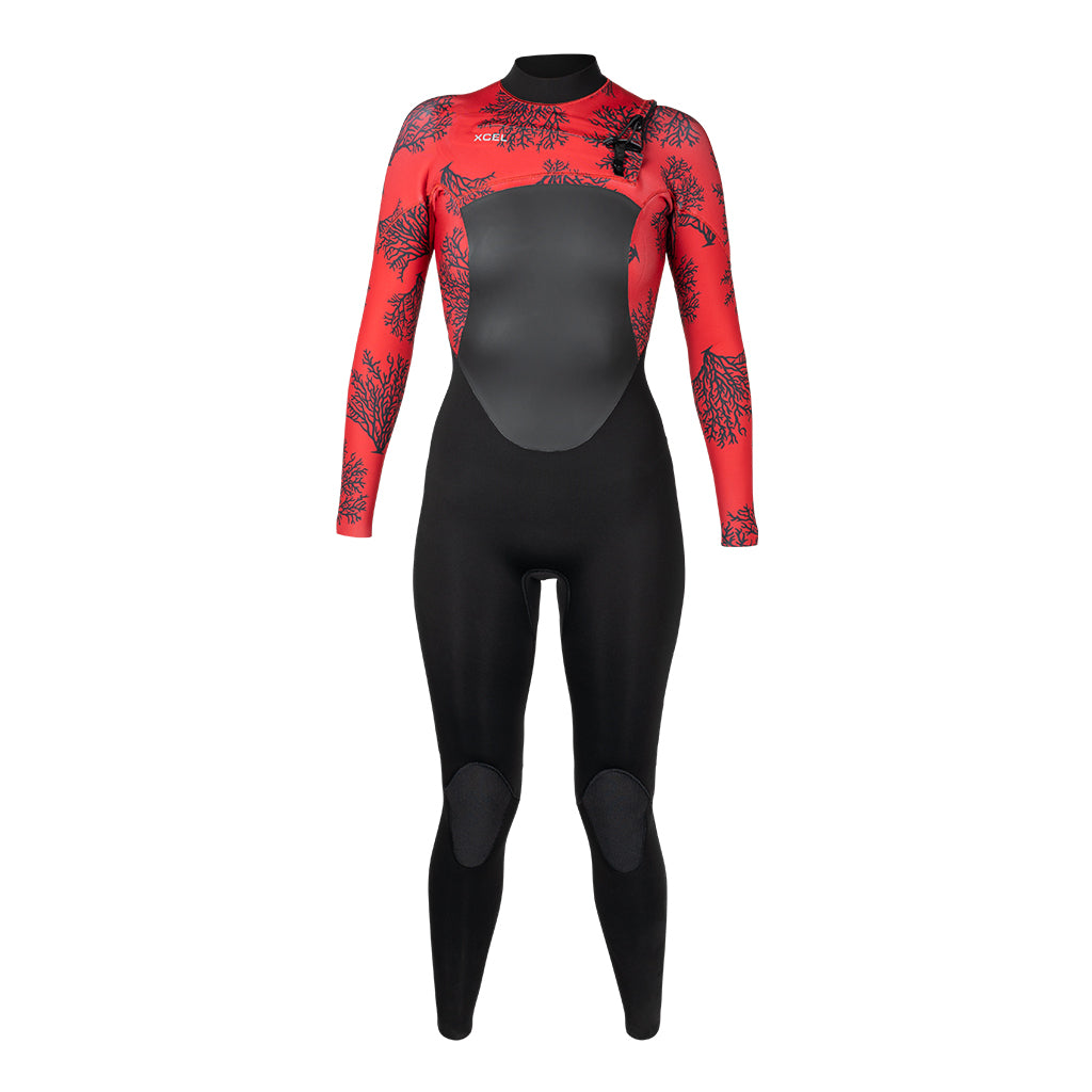 Women's Ocean Ramsey Axis X Front Zip Full Wetsuit 4/3mm