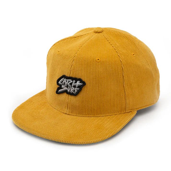 Catch Surf Slash Cord Snapback Hat - Gold
