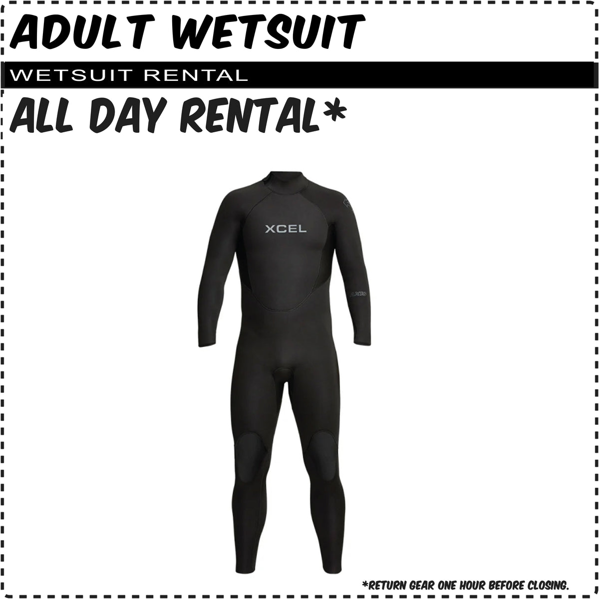 Adult Wetsuit Rental (Wetsuit Only)