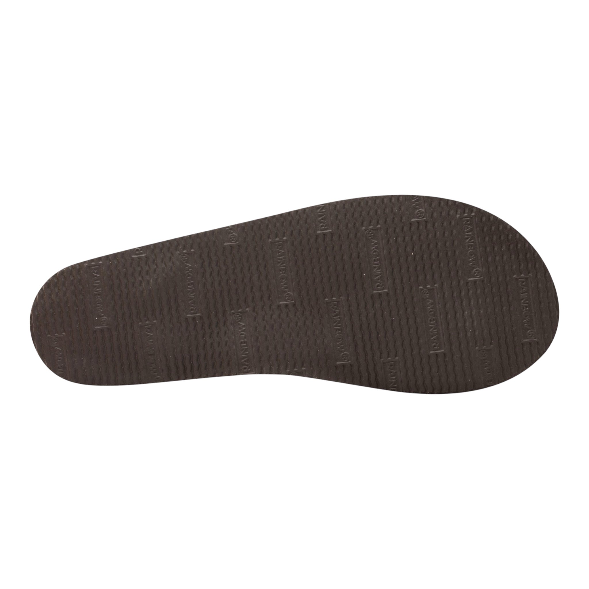 Rainbow Sandals Womens Flirty Braidy – Single Layer Arch Support 1/2" Narrow Strap w/ Braid - Sierra Brown