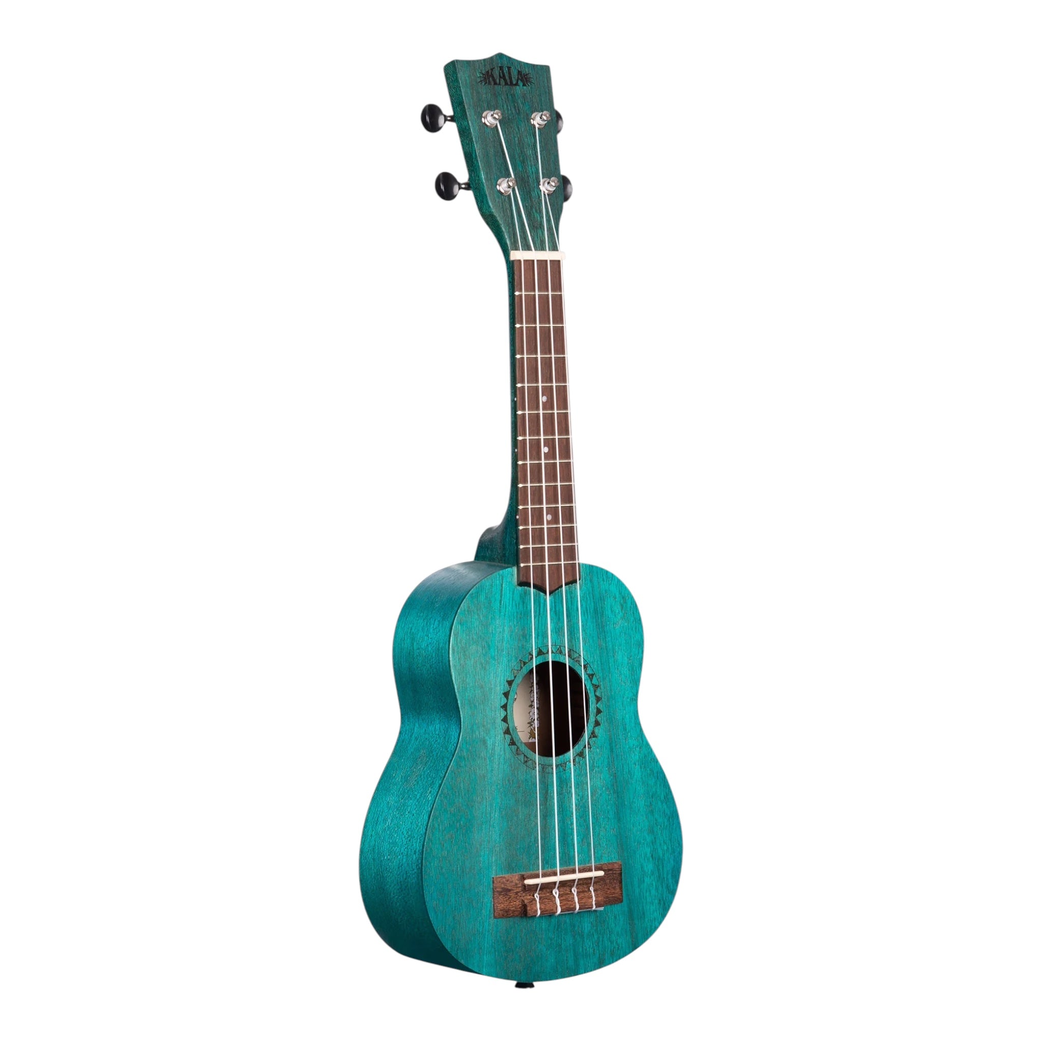 Kala Soprano Ocean Meranti Ukulele - Blue Watercolor