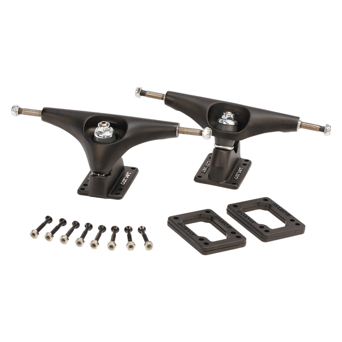 Carver Skateboards Surfskate CX Truck Set - Coal Satin/Hollow