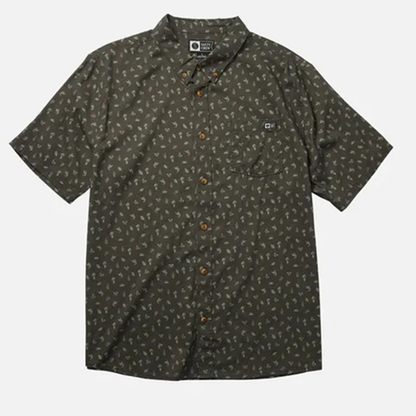 Salty Crew Coastal S/S Woven Shirt - Charcoal