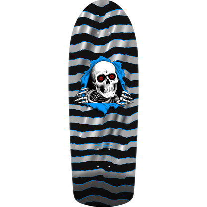 Powell Peralta OG Ripper Reissue Skateboard Deck Silver Foil - 10 x 30