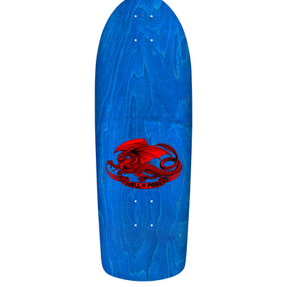 Powell Peralta OG Ripper Checker Reissue Skateboard Deck Blue Veneer - 10 x 30