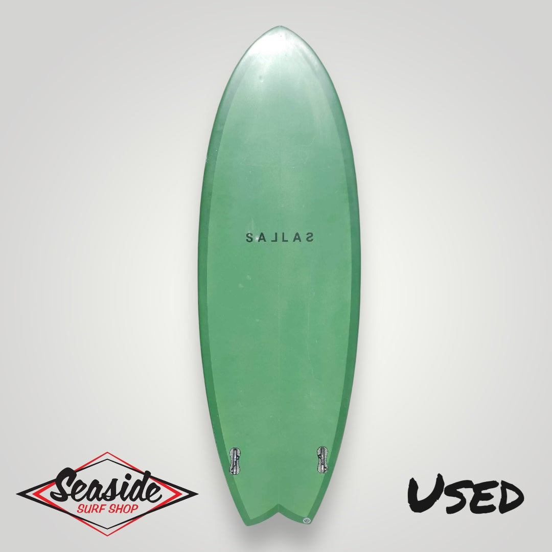 サンディエゴ・フィッシュ5'5" マイカ・ウッド ハンドシェイプ CRAFTSMAN BRAND / 5`8 SANDIEGO FISH | USED SURF×SURF MARKET