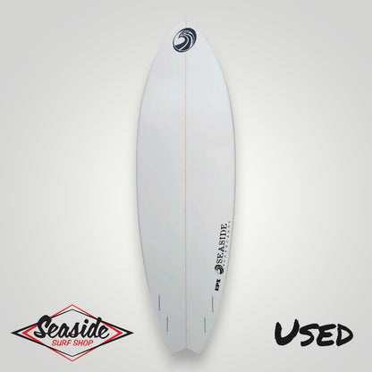 USED Seaside Surf Shop Quad Fish Surfboard - 6&