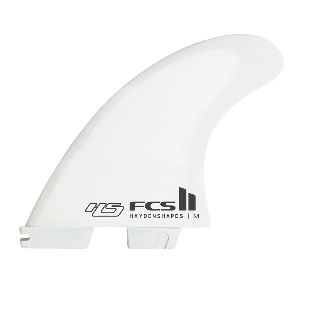 FCS II Hayden Shapes PC AirCore Medium White Tri  Fins