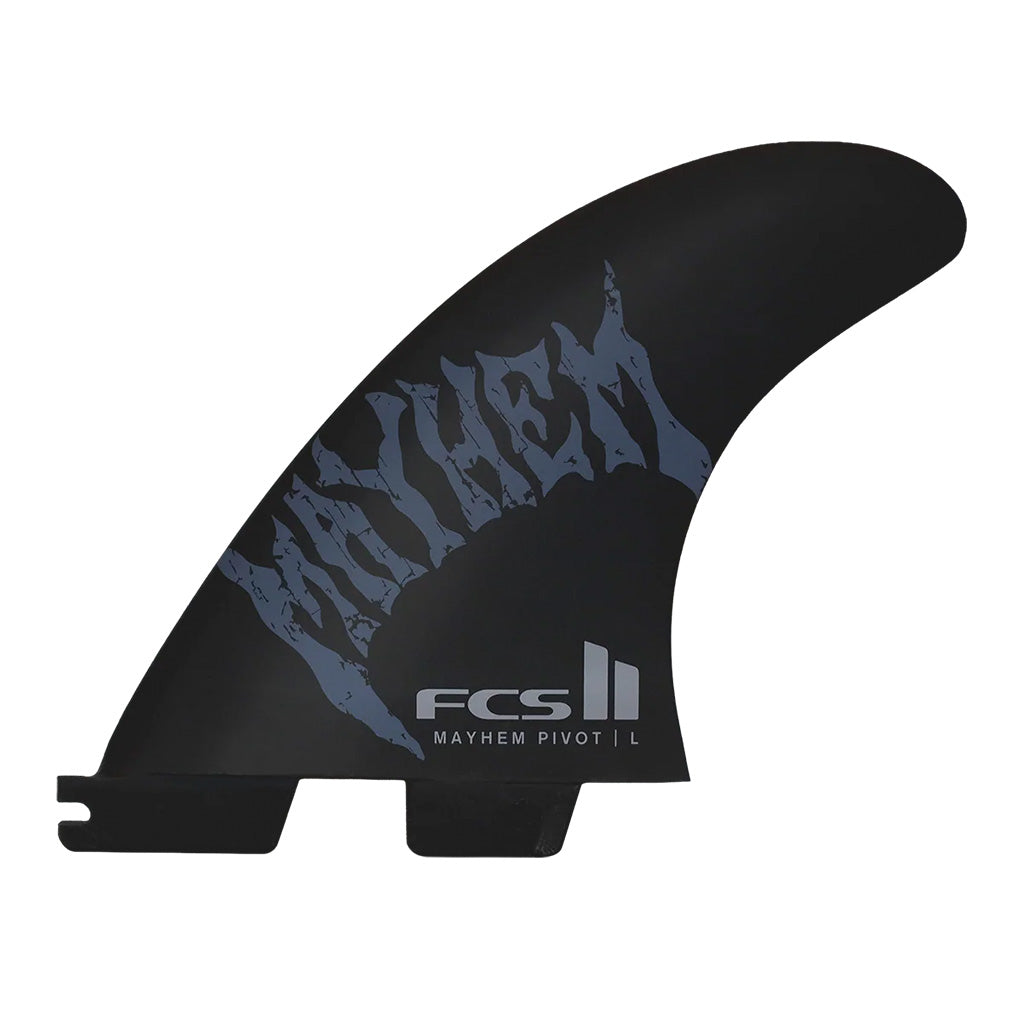 FCS II Mayhem Pivot PC Carbon Tri Fins Marine Large