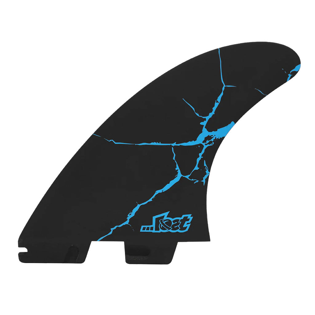 FCS II Mayhem Driver PC Carbon Tri Fins Blue Large