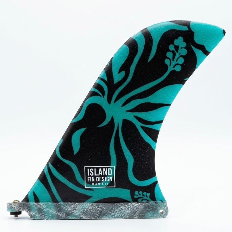Island Fin Design - 9.0" Leeward Pivot Fin - Orchid Blue