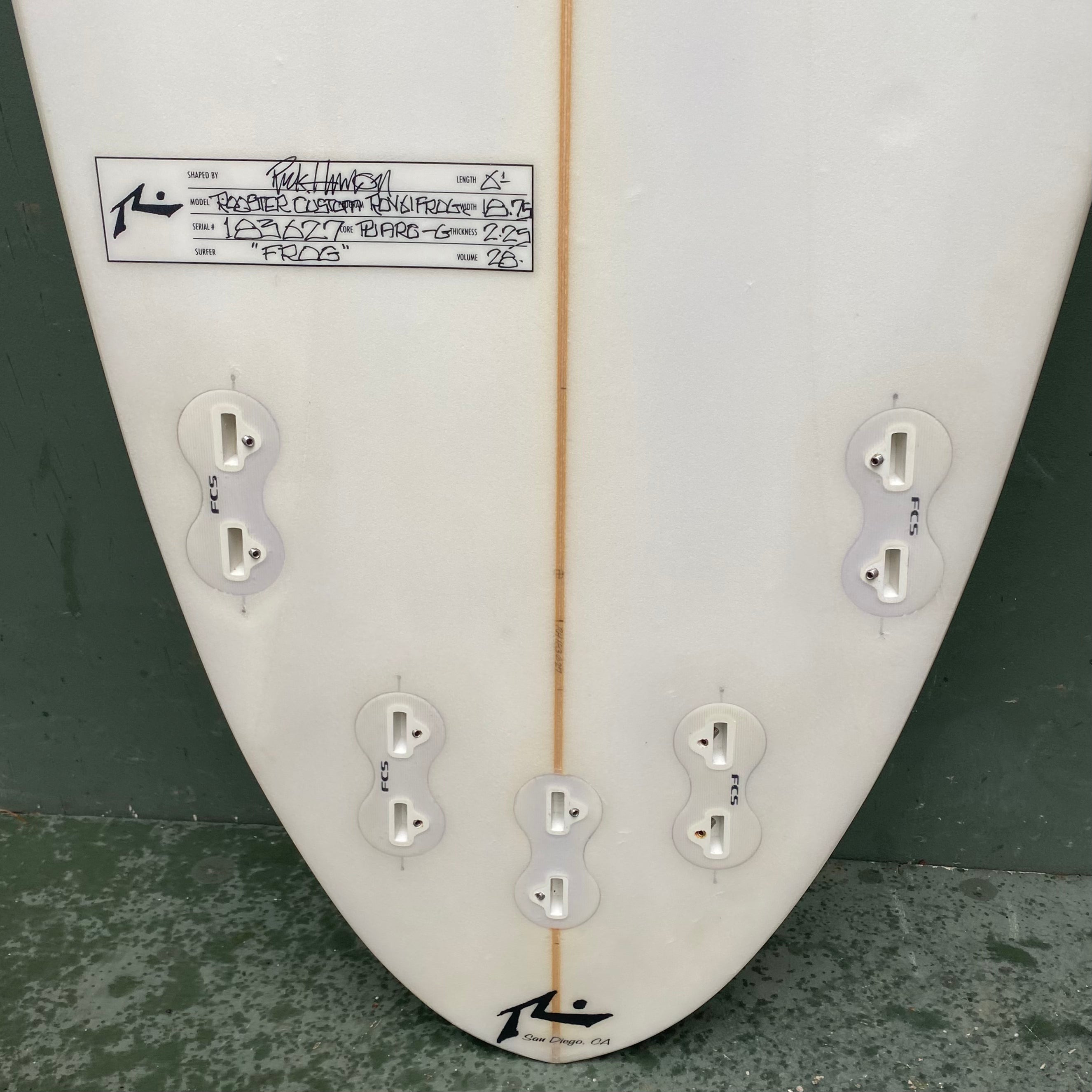 USED Rusty Surfboards - 6'1" Rooster Surfboard - Seaside Surf Shop 
