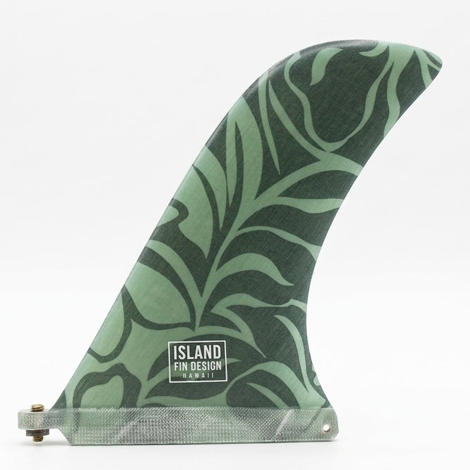 Island Fin Design - 9.5" Leeward Pivot Fin - Palm Leaf