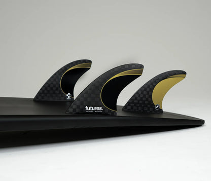 Futures Fins - Vector 3/2 Blackstix+ Thruster - Medium Gold
